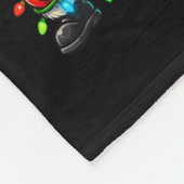 Dabbing Weihnachtsmann Elf Freunde Weihnachten Jun Fleecedecke (Ecke)