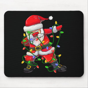 Dabbing Weihnachtsmann für Jungen Mädchen Weihnach Mousepad