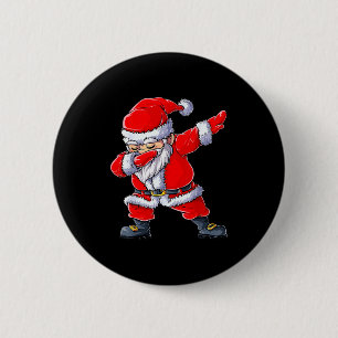 Dabbing Weihnachtsmann Weihnachten Jungen Männer L Button