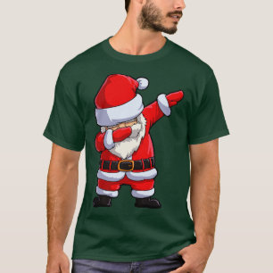Dabbing Weihnachtsmann Weihnachten Lustige Dab Wei T-Shirt