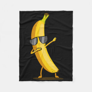 Dabbing Yellow Banana - Dab Funny Dancing Frucht Fleecedecke