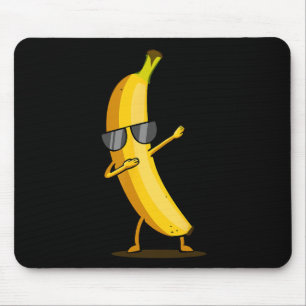 Dabbing Yellow Banana - Dab Funny Dancing Frucht Mousepad