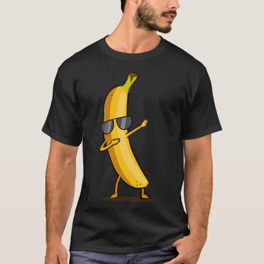 Dabbing Yellow Banana - Dab Tanzfrucht T-Shirt (Vorderseite)