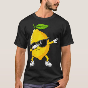 Dabbing-Zitronenfrucht mit Sonnenbrille Zitrone T-Shirt