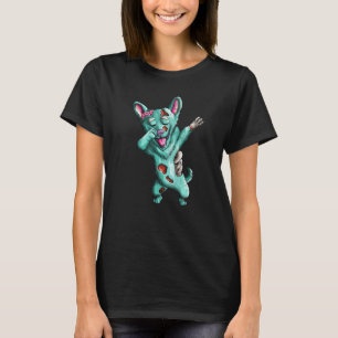 Dabbing Zombie Corgi Niedlich Halloween Corgi Dab T-Shirt