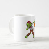 Dabbing Zombie Halloween Dab Funny Gift Design Kaffeetasse (Vorderseite Links)