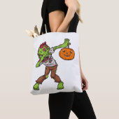 Dabbing Zombie Halloween Dab Funny Gift Design Tasche (Von Nahem)