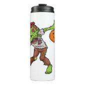 Dabbing Zombie Halloween Dab Funny Gift Design Thermosbecher (Vorderseite)