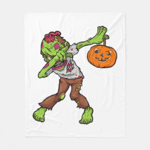 Dabbing Zombie Halloween Dab Lustiges Geschenk Des Fleecedecke
