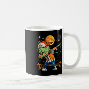 Dabbing Zombie Playing Badminton Halloween Badmint Kaffeetasse