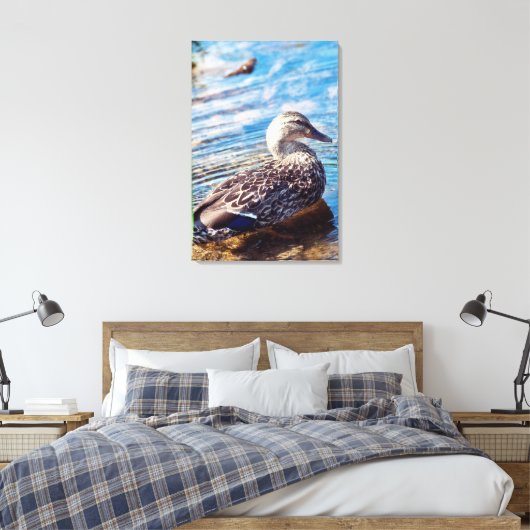 Dabbling Ripples Leinwanddruck (Insitu (Schlafzimmer))