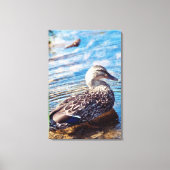 Dabbling Ripples Leinwanddruck (Vorderseite)