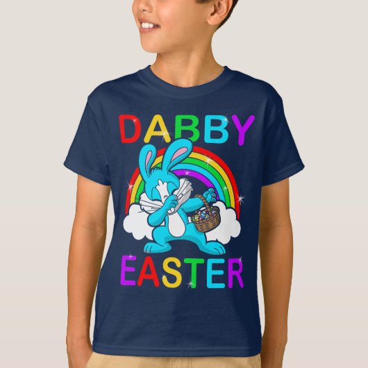 Dabby Ostern betupfender T-Shirt (Vorderseite)