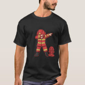 Dabing Firefighter Funny Dab Geschenk Firefighter T-Shirt (Vorderseite)