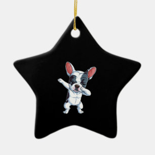 Dabing French Bulldog Kids Boys Dog Lover Keramik Ornament