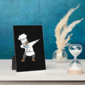 Dabing Pizza Koch Baker Pizzabaker Dab Tanzgeschen Fotoplatte (Seite)