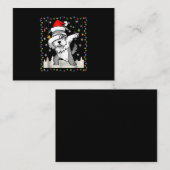 Dabing Schnauzer Weihnachten Visitenkarte (Vorne/Hinten)