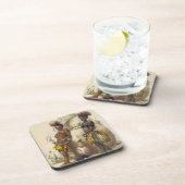 Dabiyaki und Upapazi, Zulu-Jungen im Tanzen-Kleid, Getränkeuntersetzer (Rechte Seite)