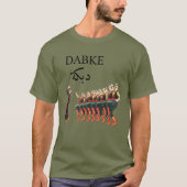 Dabke Levant Folk Dance T - Shirt (Vorderseite)