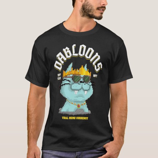 Dabloons NFT Viral Meme Currency T-Shirt (Vorderseite)