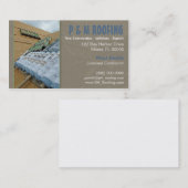 Dach-Auftragnehmer-Visitenkarte Visitenkarte (Vorne/Hinten)