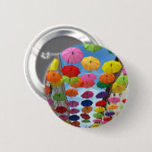 Dach aus Regenschirmen Button (Vorne & Hinten)