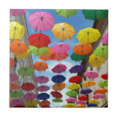 Dach aus Regenschirmen Fliese (Vorderseite)