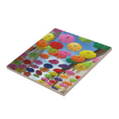 Dach aus Regenschirmen Fliese (Seite)