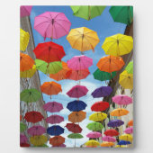 Dach aus Regenschirmen Fotoplatte (Vorderseite)