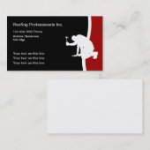 Dach-Baugewerbe-Karten Visitenkarte (Vorne/Hinten)