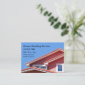 Dach Berufliche Visitenkarten Visitenkarte (Stehend Vorderseite)