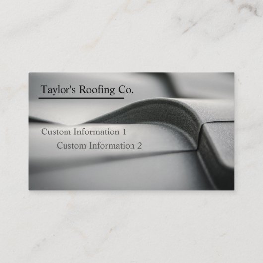 Dach Co. Visitenkarte (Rückseite)