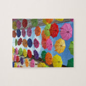 Dach der Regenschirme Puzzle (Horizontal)