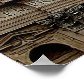 Dach des Petersdom in Rom, Italien Print Poster (Ecke)