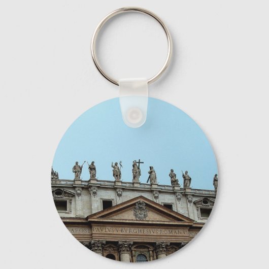 Dach des Petersdom in Rom, Italien Schlüsselanhänger (Vorderseite)