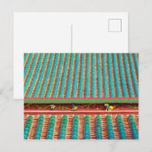 Dach Detail des Südputuo-Tempels Postkarte (Vorne/Hinten)
