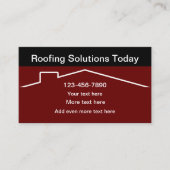Dach-Dienstleistungen Doppelseitige Visitenkarten Visitenkarte (Vorderseite)