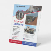 Dach-Dienstleistungen Kundenspezifische Schilder (Vorderseite)