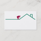 Dach-Dienstleistungsunternehmen-Karten Visitenkarte (Rückseite)