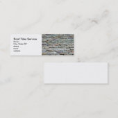 Dach-Fliesen Mini Visitenkarte (Vorne/Hinten)