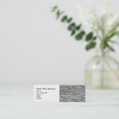 Dach-Fliesen Mini Visitenkarte (Stehend Vorderseite)