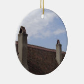 Dach-Linie Keramikornament (Rechts)