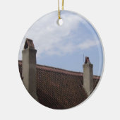 Dach-Linie Keramikornament (Links)