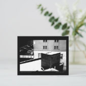 Dach Parkplatz Städtische Winterlandschaft Postkarte (Stehend Vorderseite)