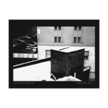 Dach Parkplatz Städtische Winterlandschaft