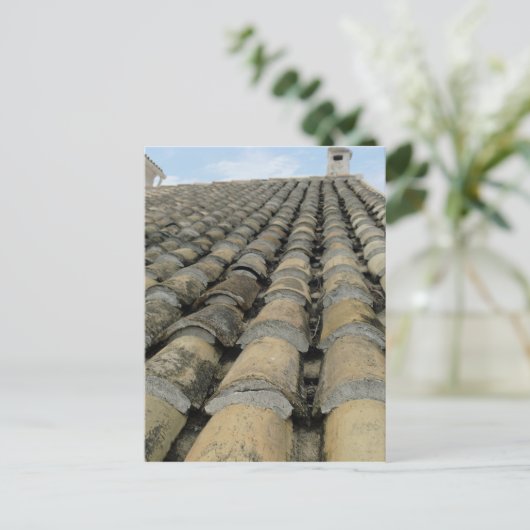 Dach Postkarte (Stehend Vorderseite)