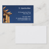 Dach-Rahmen-Neubau Visitenkarte (Vorne/Hinten)