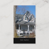 Dach Real Anwesen Business Card Sky Visitenkarte (Rückseite)