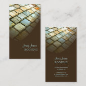 Dach, Schieferdach, Foto Visitenkarte (Vorne/Hinten)