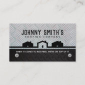 Dach-Slogan-Visitenkarten Visitenkarte (Vorderseite)